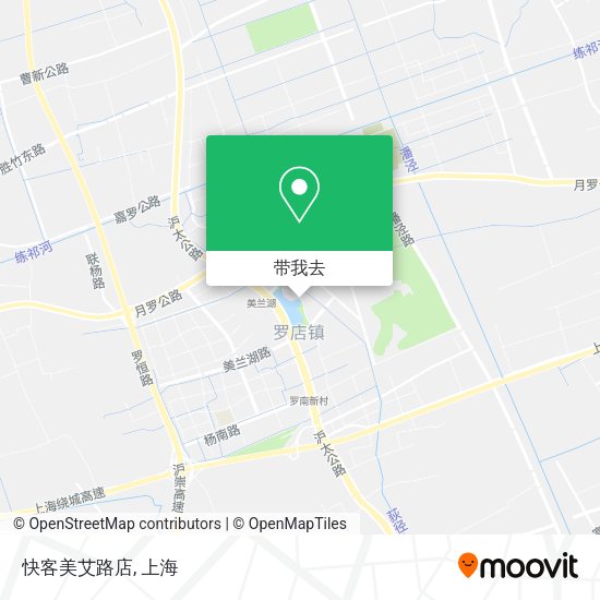 快客美艾路店地图
