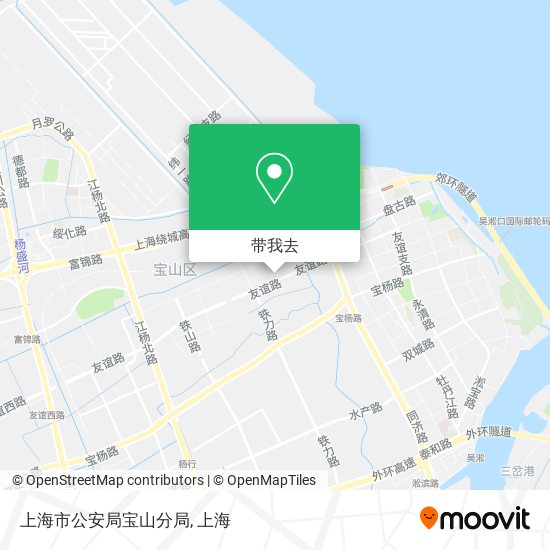 上海市公安局宝山分局地图