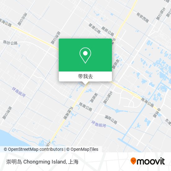 崇明岛 Chongming Island地图