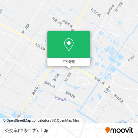 公交车(申崇二线)地图