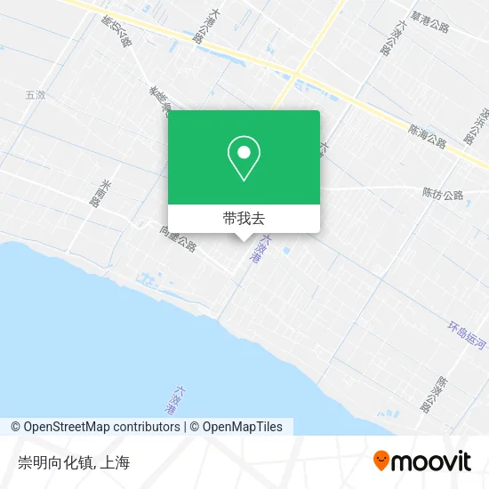 崇明向化镇地图