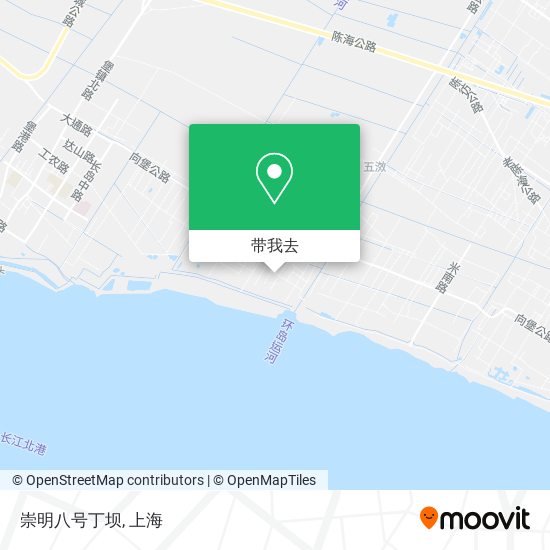 崇明八号丁坝地图