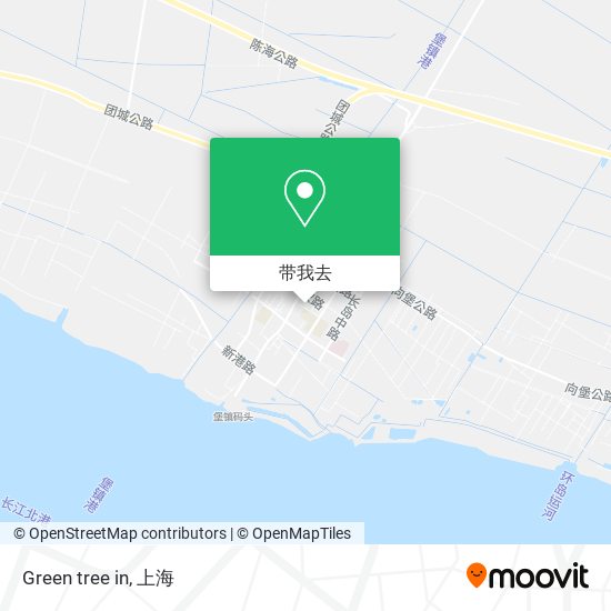 Green tree in地图