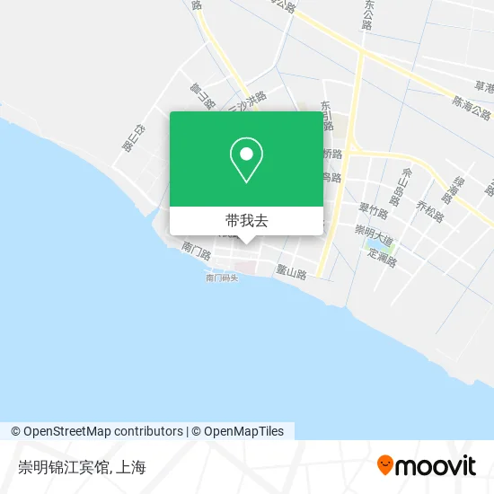 崇明锦江宾馆地图