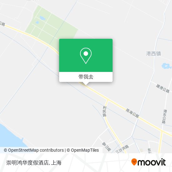 崇明鸿华度假酒店地图