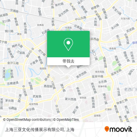 上海三亚文化传播展示有限公司地图