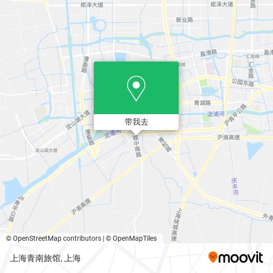 上海青南旅馆地图