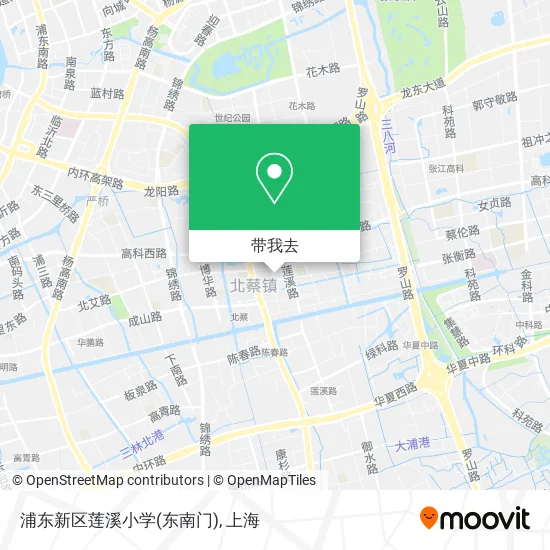 浦东新区莲溪小学(东南门)地图