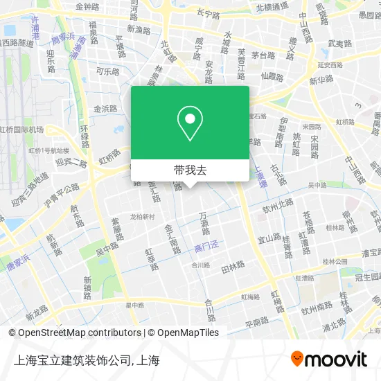 上海宝立建筑装饰公司地图