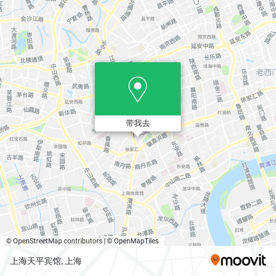 上海天平宾馆地图