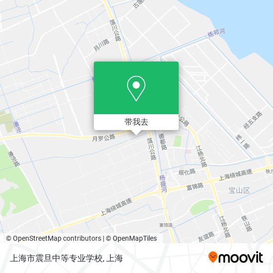 上海市震旦中等专业学校地图