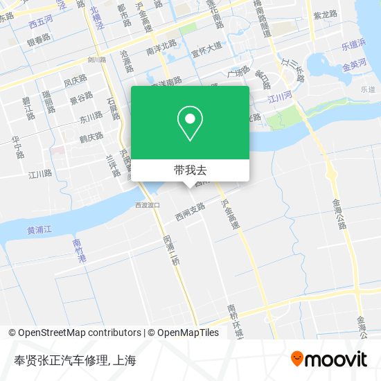奉贤张正汽车修理地图
