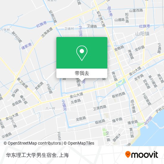 华东理工大学男生宿舍地图