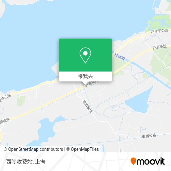 西岑收费站地图