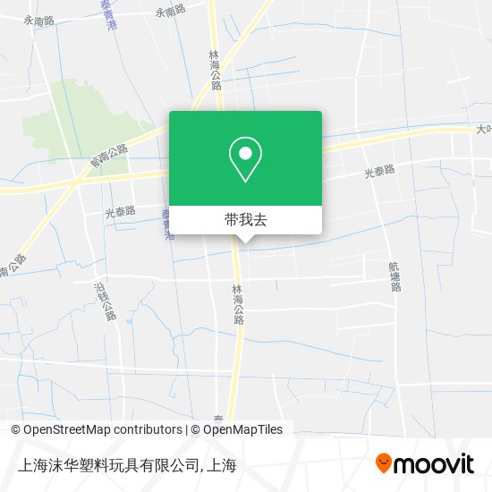 上海沫华塑料玩具有限公司地图