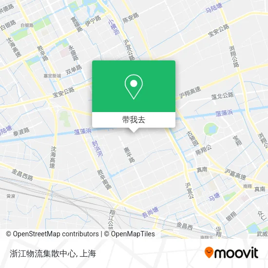 浙江物流集散中心地图