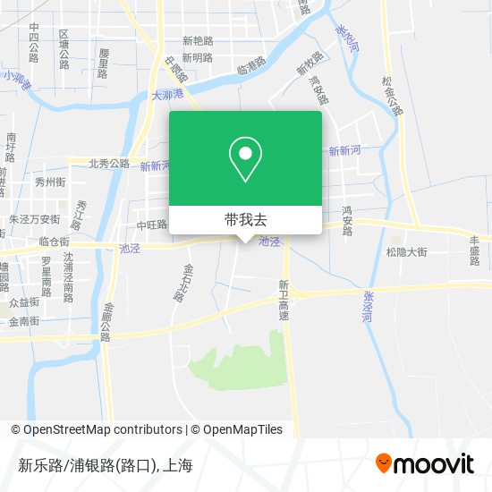 新乐路/浦银路(路口)地图