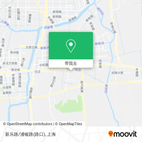 新乐路/浦银路(路口)地图