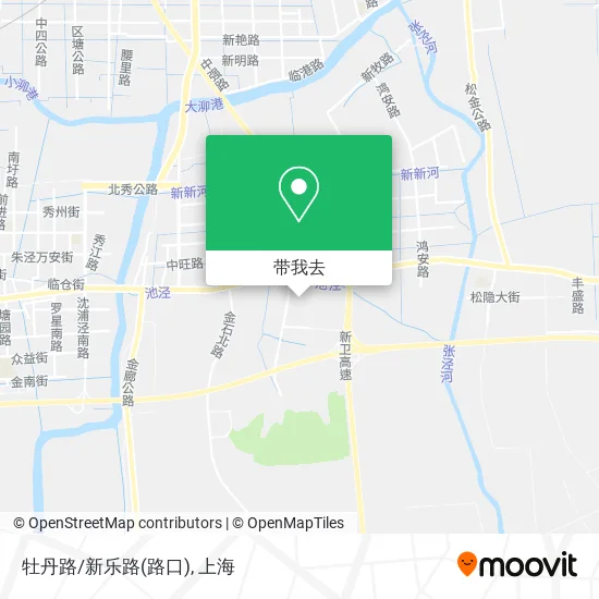 牡丹路/新乐路(路口)地图