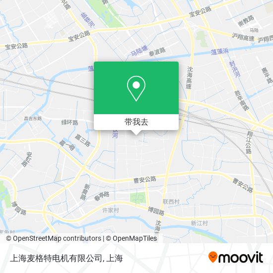 上海麦格特电机有限公司地图