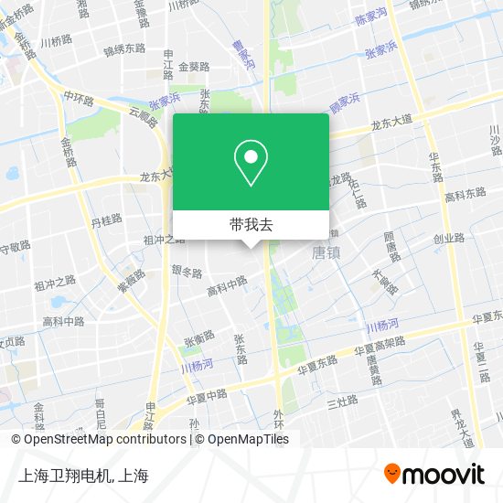 上海卫翔电机地图
