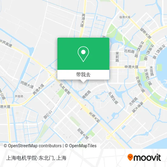 上海电机学院-东北门地图