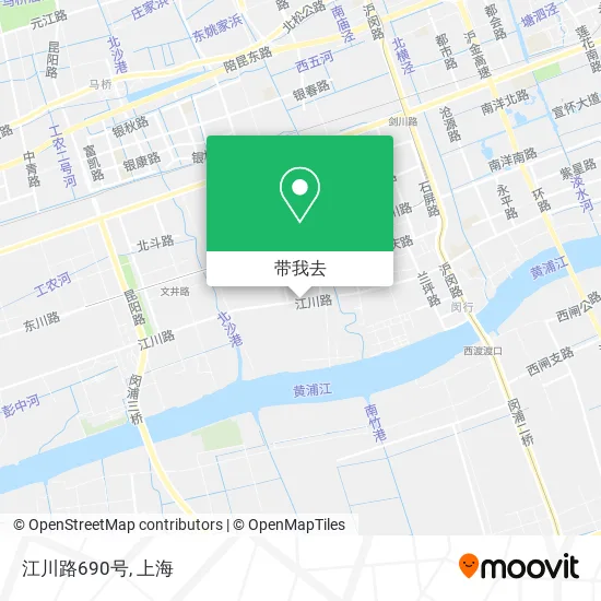 江川路690号地图