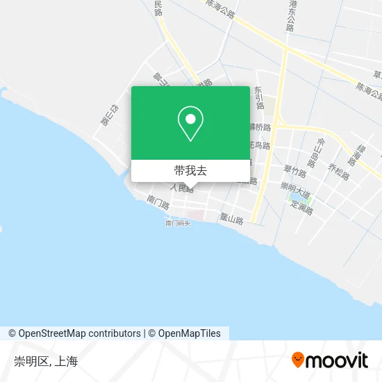 崇明区地图