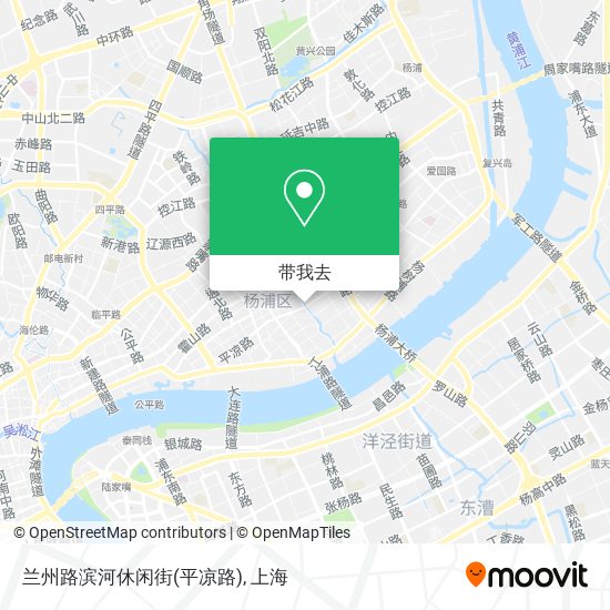 兰州路滨河休闲街(平凉路)地图