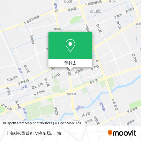 上海纯K量贩KTV停车场地图