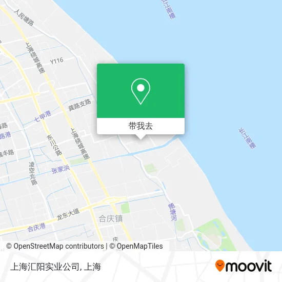 上海汇阳实业公司地图