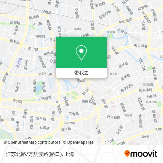 江苏北路/万航渡路(路口)地图