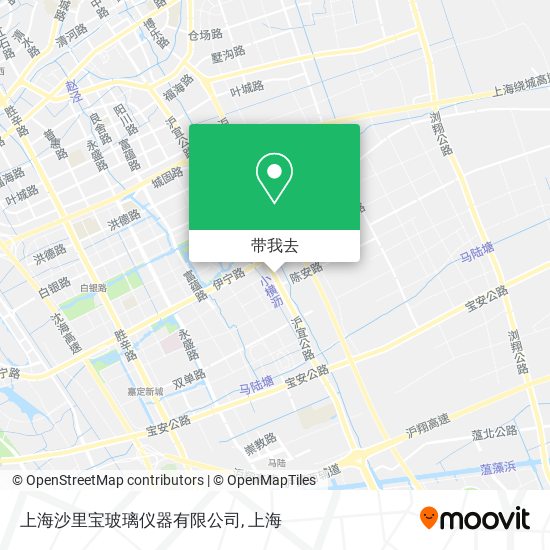 上海沙里宝玻璃仪器有限公司地图