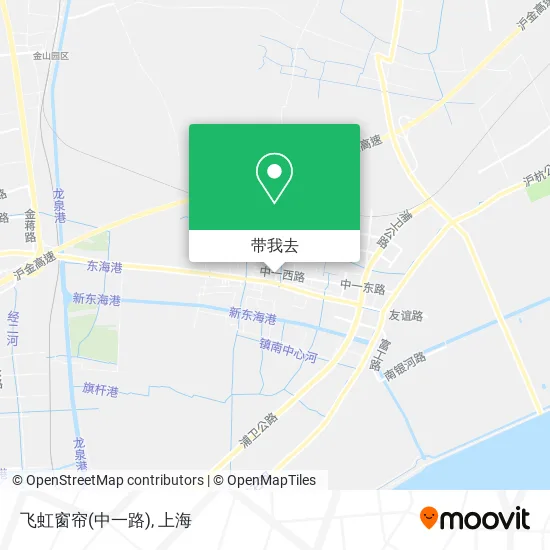 飞虹窗帘(中一路)地图