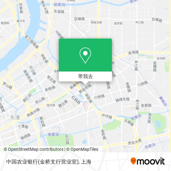 中国农业银行(金桥支行营业室)地图