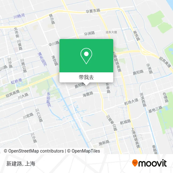 新建路地图