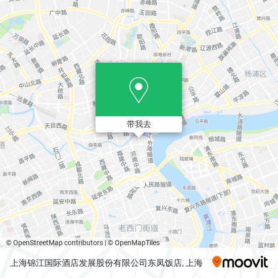 上海锦江国际酒店发展股份有限公司东凤饭店地图