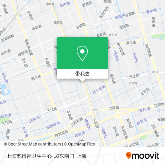 上海市精神卫生中心-L8东南门地图