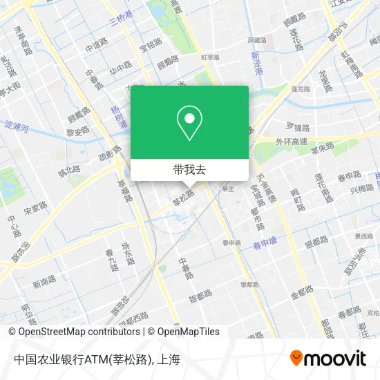 中国农业银行ATM(莘松路)地图