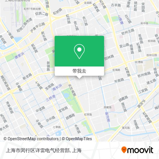 上海市闵行区详雷电气经营部地图