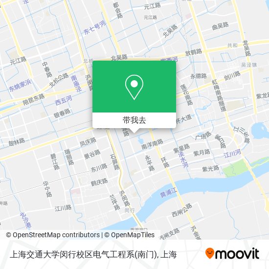 上海交通大学闵行校区电气工程系(南门)地图