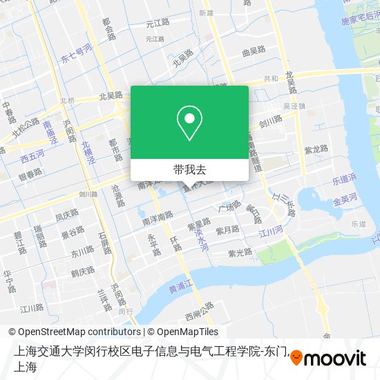 上海交通大学闵行校区电子信息与电气工程学院-东门地图