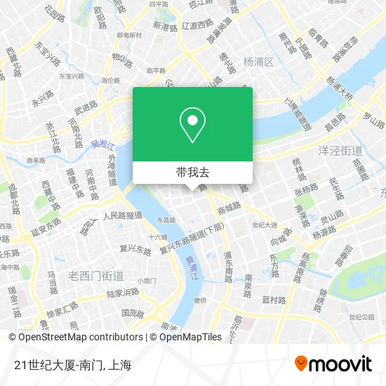 21世纪大厦-南门地图