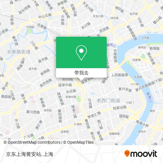 京东上海黄安站地图