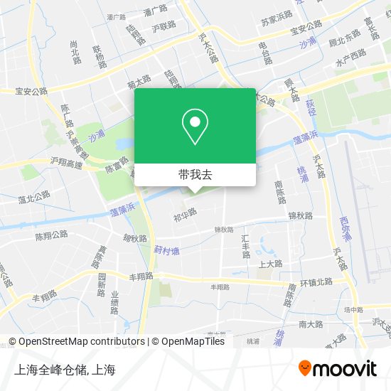 上海全峰仓储地图