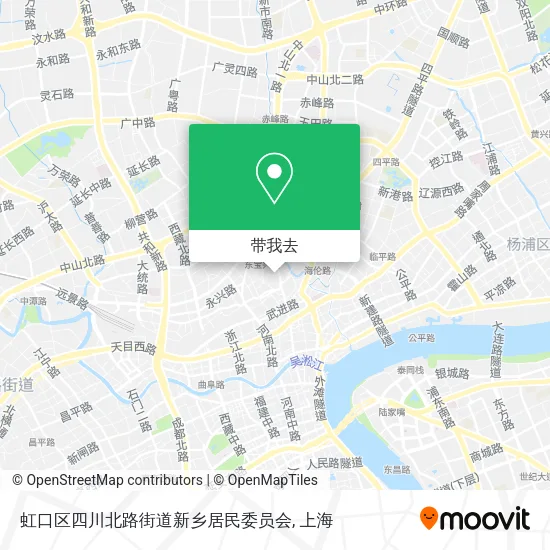 虹口区四川北路街道新乡居民委员会地图