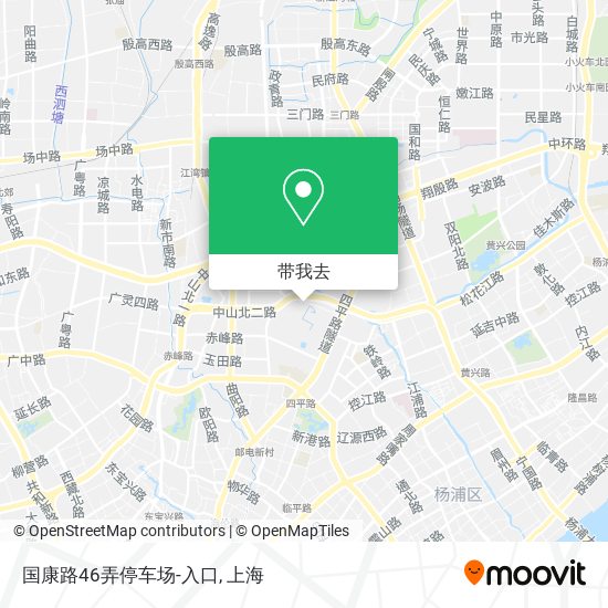 国康路46弄停车场-入口地图