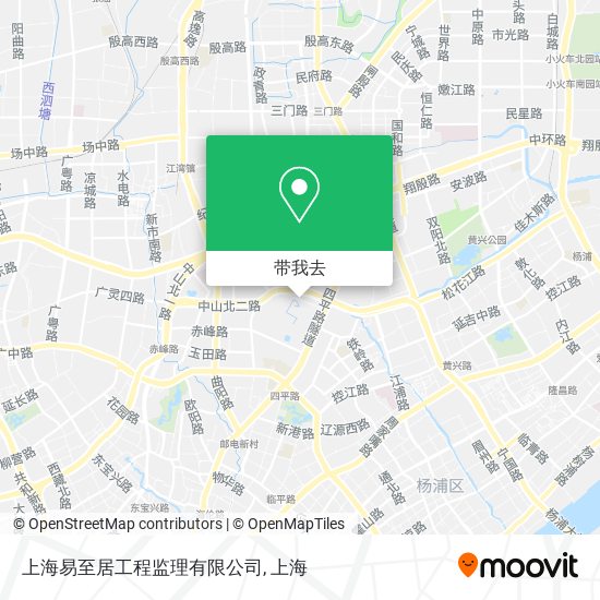 上海易至居工程监理有限公司地图