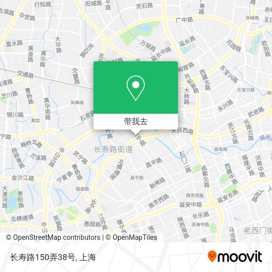 长寿路150弄38号地图