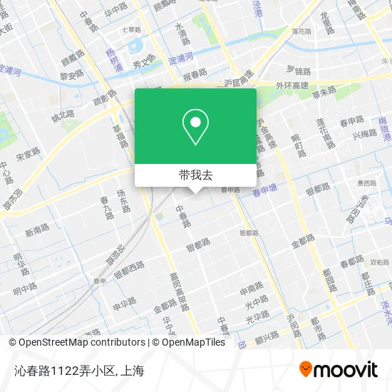 沁春路1122弄小区地图